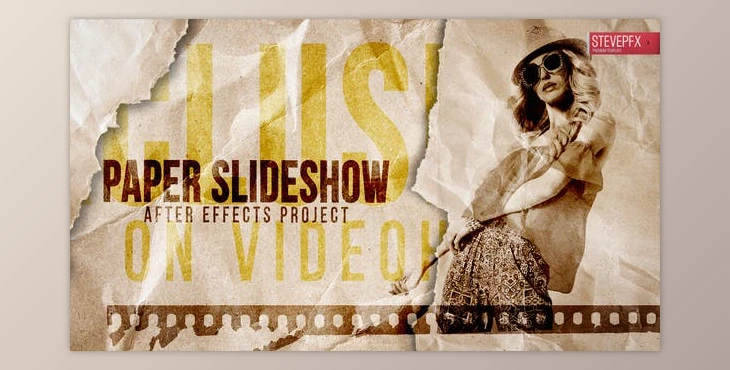 Download Paper Slideshow - Stop Motion (Videohive 30750687) - AE Project