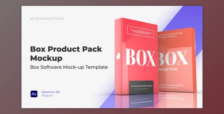 Download Product Mockup (VideohiveBox 30954085) - AE Project
