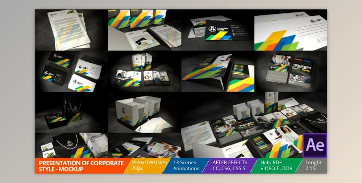 Download Presentation of Corporate Style - Mockup (Videohive 19553013) - AE Project