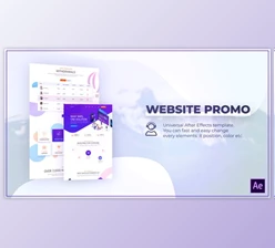 Download Website Promo with Devices Mockup (Videohive 25028970) - AE Project