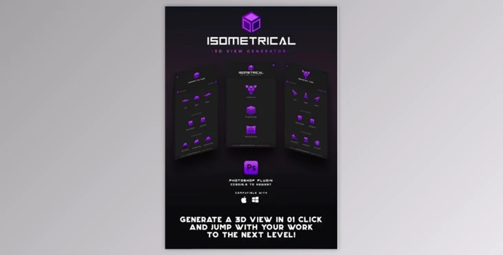 Download Isometrical – 3D View Generator – Photoshop Plugin GraphicRiver-31406788 (PSD, PNG, JSX)