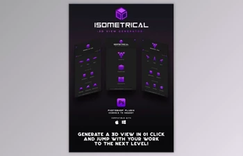 Download Isometrical – <span class='badge badge-warning'>3D</span> View Generator – Photoshop Plugin GraphicRiver-31406788 (PSD, PNG, JSX)