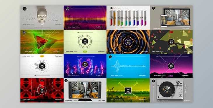 Download 50 Audio Spectrum Music Visualizers (Videohive 19627228) - AE Project
