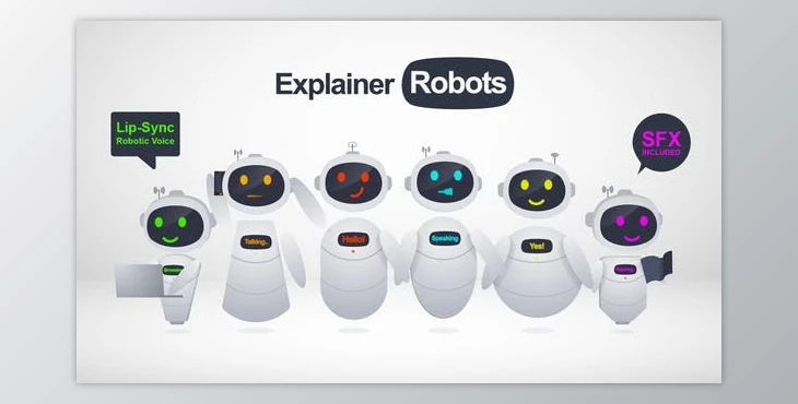 Download Explainer Robots (Videohive 29969888) - AE Project