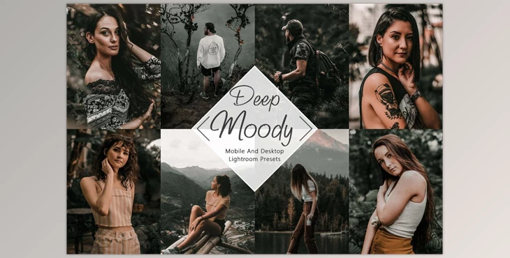 Download 10 Lightroom Presets Neo Deep Moody CreativeMarket-6113996 (LRTEMPLATE, DNG, XMP)