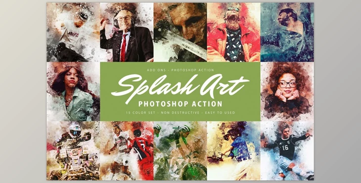 Download Splash Art Photoshop Action CreativeMarket-5931456 (XMP)