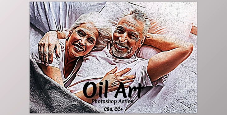 Download Oil Art Photoshop Action CreativeMarket-5908120 (ATN)