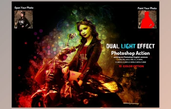Download Dual Light <span class='badge badge-warning'>Effect</span> Photoshop Action CreativeMarket-5917432 (ATN)
