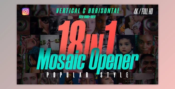 Download Mosaic Opener (Videohive 31400968) - AE Project