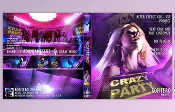 Download <span class='badge badge-warning'>Crazy</span> Party (Videohive 1851409) - AE Project
