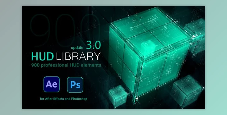 Download videohive – hud library v3.0 – 21100353