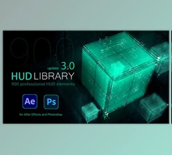 Download videohive – hud library v3.0 – 21100353