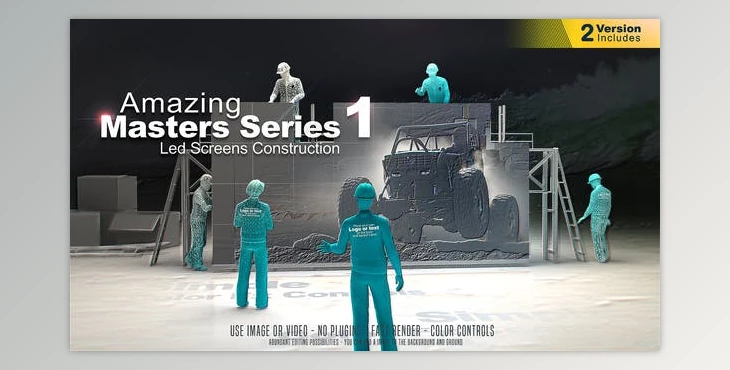 Download Amazing Masters Series 1 - Led Screens Construction (Videohive 26579202) - AE Project