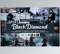 Download Black Diamond Lightroom Presets CreativeMarket-5156439 (XMP, DNG, LRTEMPLATE, PS)