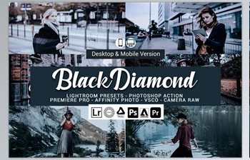 Download Black Diamond <span class='badge badge-warning'>Lightroom</span> <span class='badge badge-warning'>Presets</span> CreativeMarket-5156439 (<span class='badge badge-warning'>XMP</span>, <span class='badge badge-warning'>DNG</span>, LRTEMPLATE, PS)