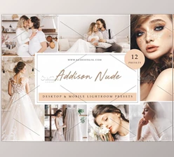 Download 12 x Lightroom Presets, Addison Nude CreativeMarket-5962787 (XMP, DNG, LRTEMPLATE)