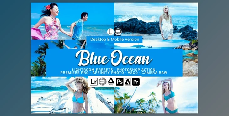 Download Blue Ocean Lightroom Presets CreativeMarket-5156440 (XMP, LRTEMPLATE, DNG, PS)