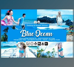 Download Blue Ocean Lightroom Presets CreativeMarket-5156440 (XMP, LRTEMPLATE, DNG, PS)