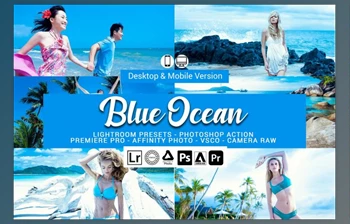 Download Blue Ocean Lightroom Presets <span class='badge badge-warning'>CreativeMarket-5156440</span> (XMP, LRTEMPLATE, DNG, PS)