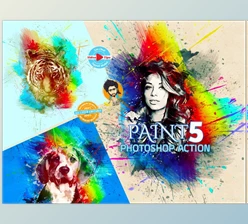 Download Paint Photoshop Action CreativeMarket-6102268 (ABR, PAT, ATN)