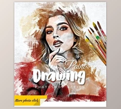 Download Drawing Paint Photoshop Action GraphicRiver-31259536 (ABR, PAT, ATN)