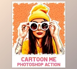 Download Cartoon Me Photoshop Action GraphicRiver-30595240 (ABR, PAT, ATN)