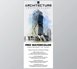 Download Architecture Watercolor 2.0 – Photoshop Tool GraphicRiver-31604672 (ABR, ATN, PNG, JSX)