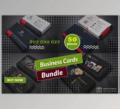Download Business Card Bundle 50 CreativeMarket-5927441 (PSD)