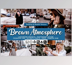 Download Brown Atmosphere Lightroom Presets CreativeMarket-5156477 (XMP, Lrtemplate, DNG, PS)