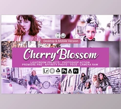 Download Cherry Blossom Lightroom Presets CreativeMarket-5156501 (XMP, Lrtemplate, DNG, PS)