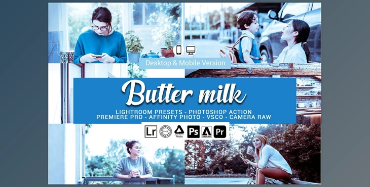 Download Butter milk Lightroom Presets CreativeMarket-5156485 (XMP, Lrtemplate, DNG, PS)