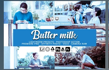 Download <span class='badge badge-warning'>Butter</span> milk Lightroom Presets CreativeMarket-5156485 (XMP, Lrtemplate, DNG, PS)