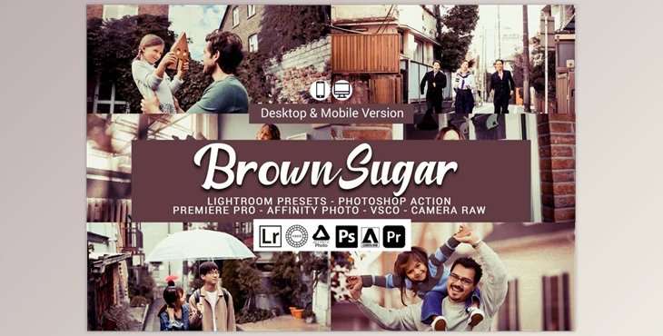 Download Brown Sugar Lightroom Presets CreativeMarket-5156483 (XMP, Lrtemplate, DNG, PS)