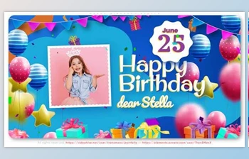 Download <span class='badge badge-warning'>Happy</span> Birthday Stella! (Videohive 31882929) - AE Project