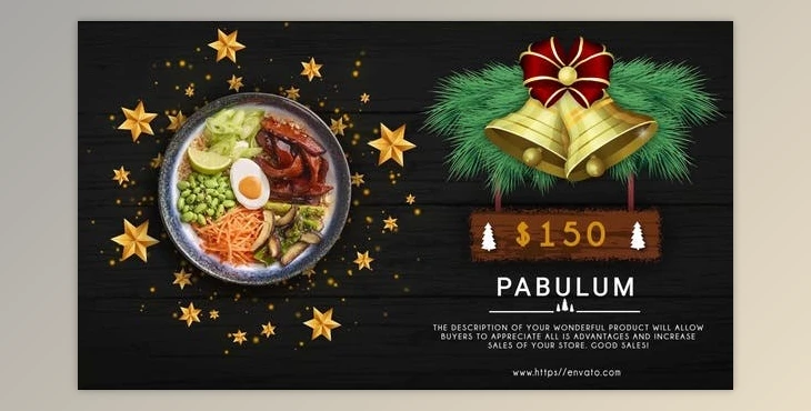 Download Merry Christmas Menu Restaurant Promo (Videohive 31868025) - AE Project
