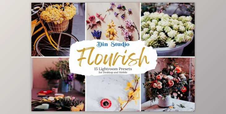 Download Flourish Lightroom Presets by Din-Studio (Desk, Mob)