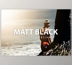 Download Matt Black DELUXE Edition - For Mobile & Desktop by LightPreset (XMP, DNG)