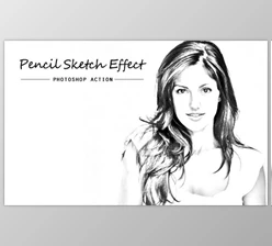 Download Pencil sketch - PSD action by LetterStockStd (ATN)