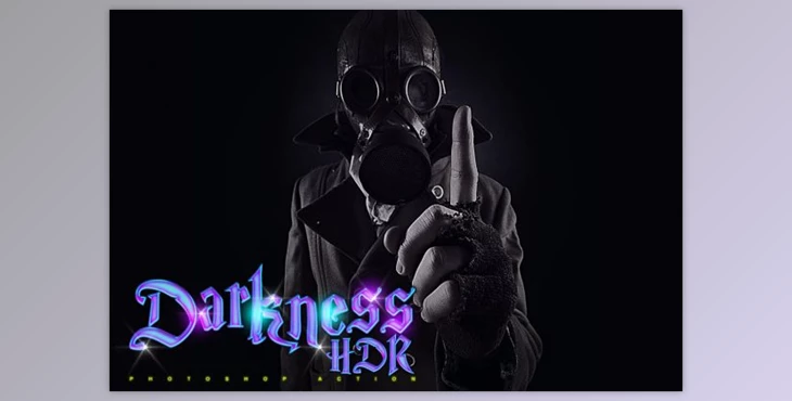 Download Darkness HDR Photoshop Action (ATN)