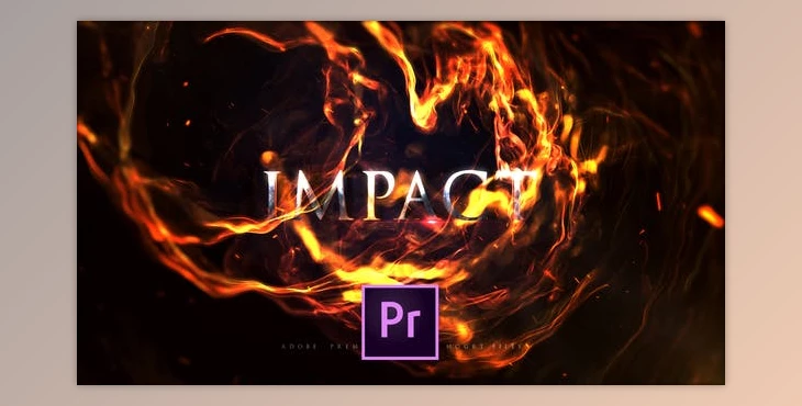 Download Impact Fire Flame Titles - Premiere (Videohive 25060968)