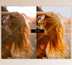 Download 12 x Lightroom Presets, Golden Hour By Kzara Visual Concepts (Desk, Mob)