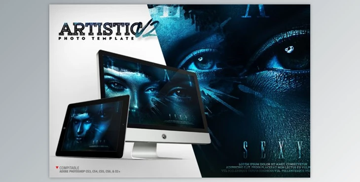 Download Artistic Photo Template V2 By amorjesu