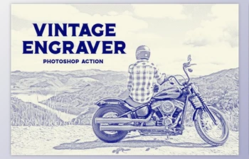 Download Vintage Engraver – Photoshop Action By Mclean <span class='badge badge-warning'>Design</span> Co (PSD, ATN, PDF)