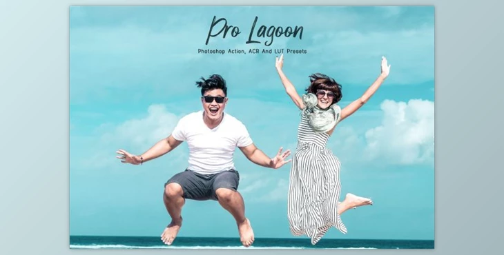 Download 10 Photoshop Action ACR LUT Lagoon (atn, xmp, cube)