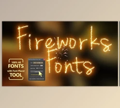 Download Fireworks Animated Font Pack with Tool (Videohive 31992844) - AE Project