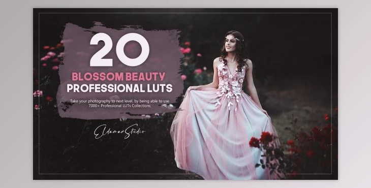 Download 20 Blossom Beauty LUTs Pack by Eldamar Studio