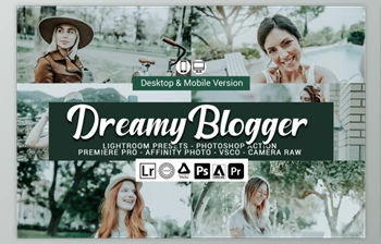 Download Dreamy Blogger <span class='badge badge-warning'>Lightroom</span> Presets By DreamColor