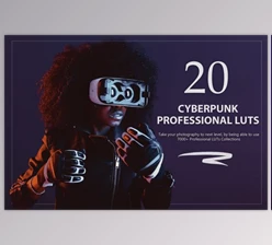Download 20 Cyberpunk LUTs Pack By Eldamar Studio
