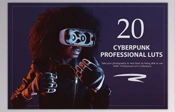 Download 20 Cyberpunk LUTs Pack By Eldamar <span class='badge badge-warning'>Studio</span>