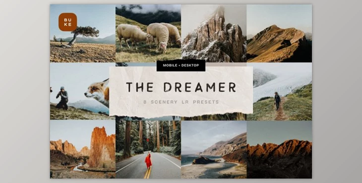 Download The Dreamer – 8 Lightroom Presets By BukeShop
